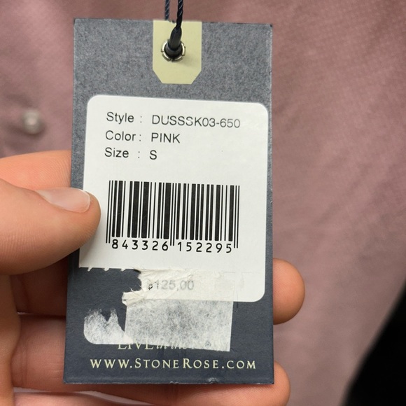 Pink Button Down - Picture 3 of 4